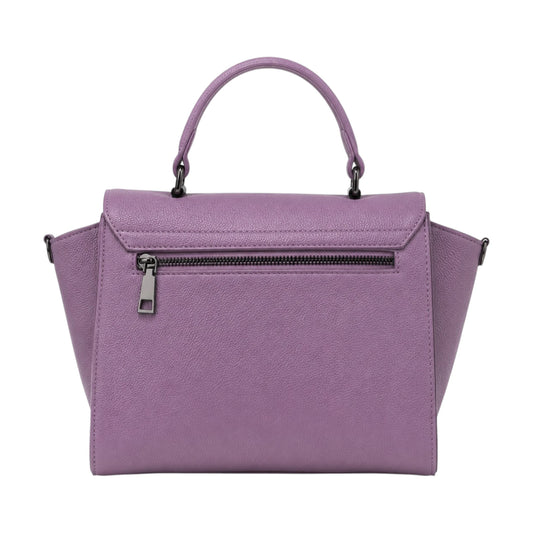 Women's Leather Top Handle Satchel Handbag