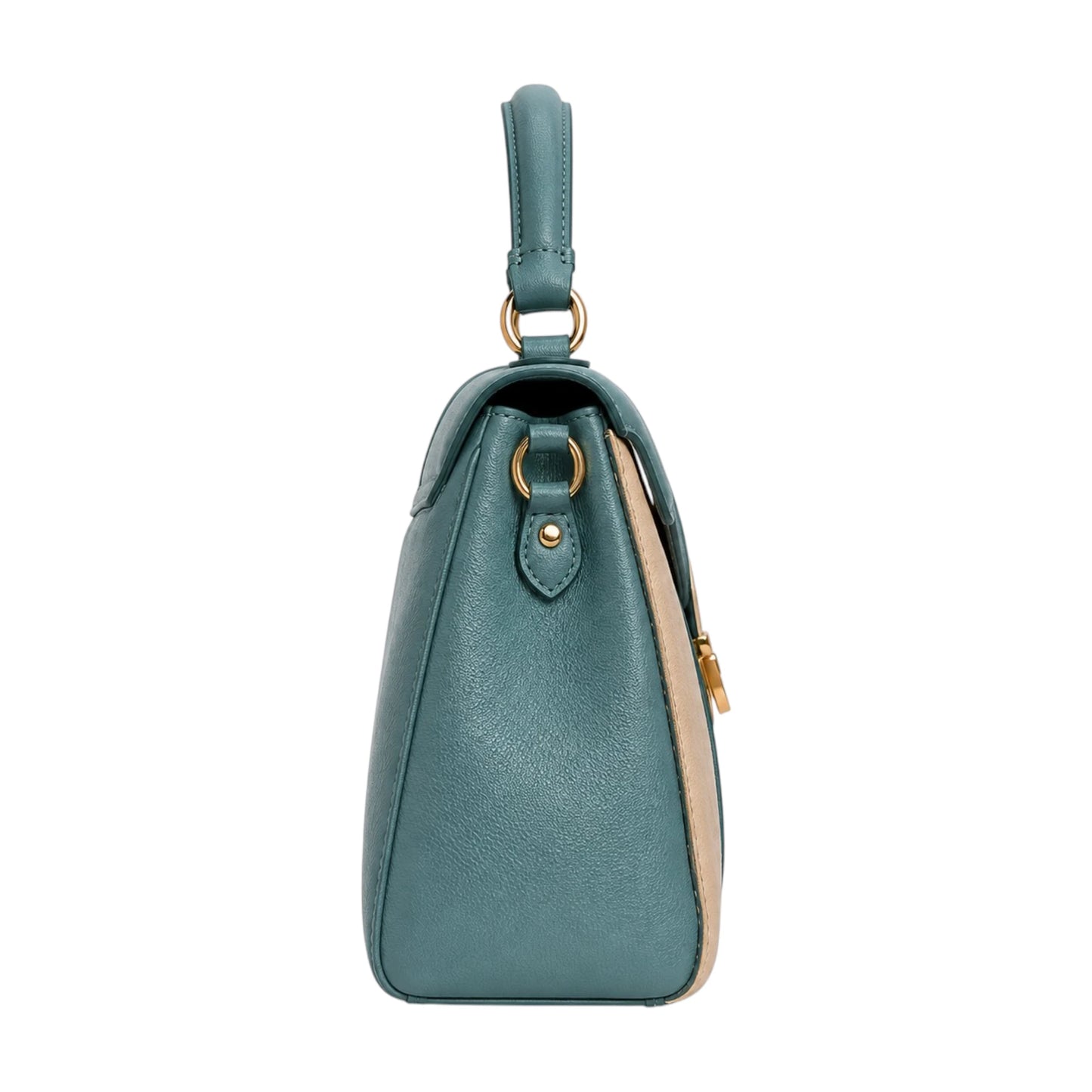 Women's Leather Top Handle Satchel Shoulder Handbag